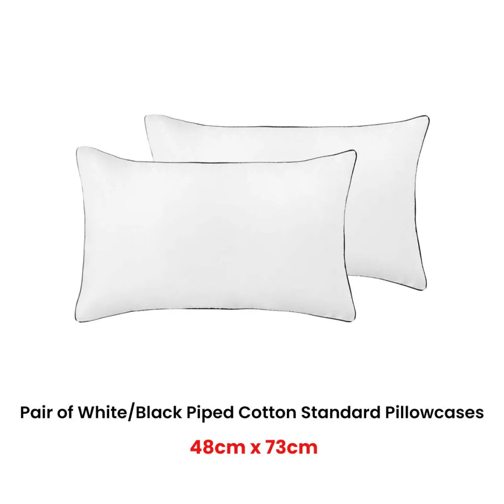 Accessorize Standard Pillowcases Hotel Deluxe Cotton