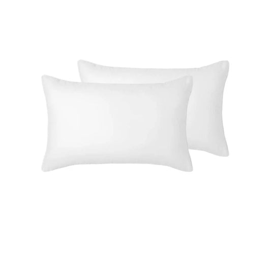 Accessorize Standard Pillowcases Hotel Deluxe Cotton White