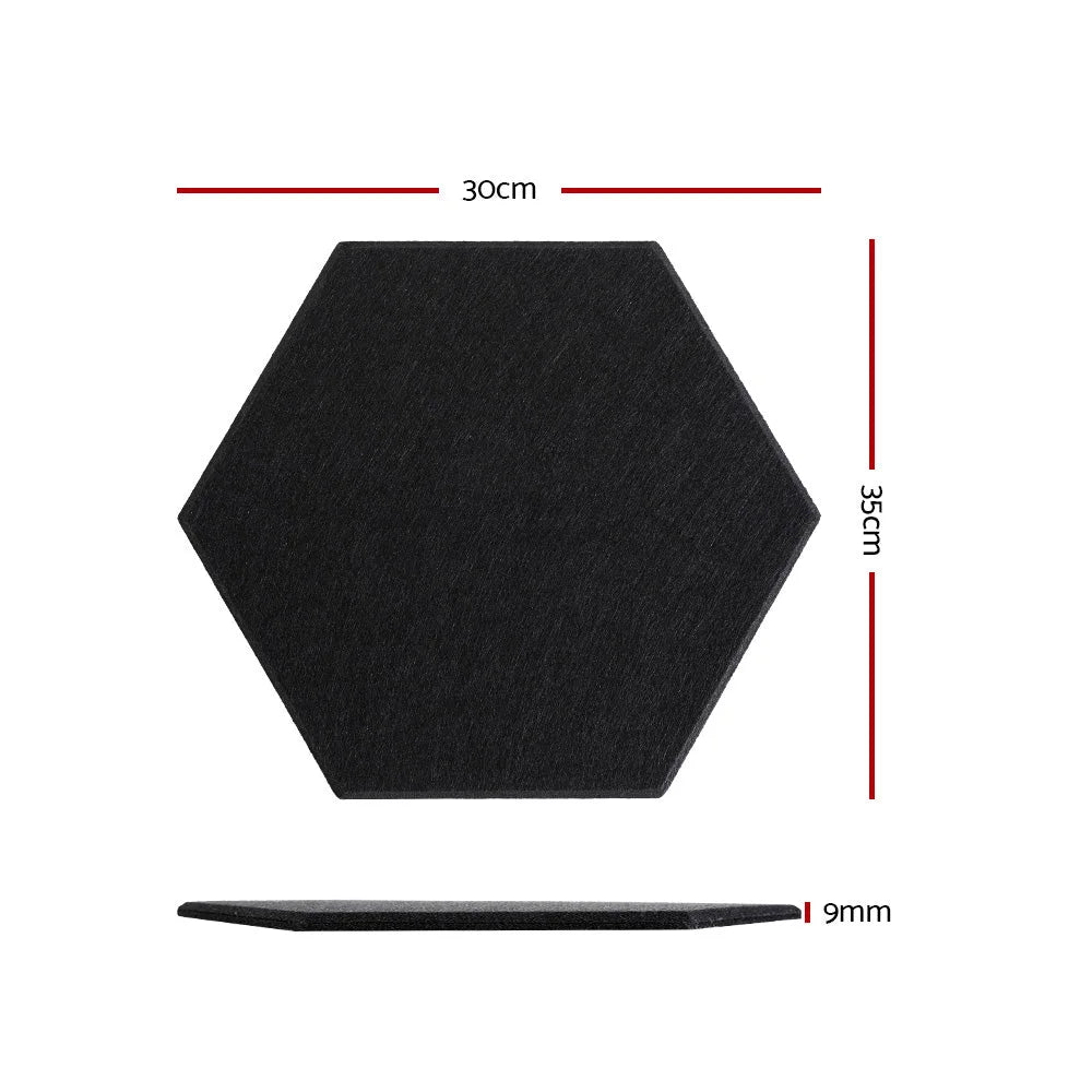Acoustic Foam 12PCS 35x30x0.9cm Soundproof Absorption Panel