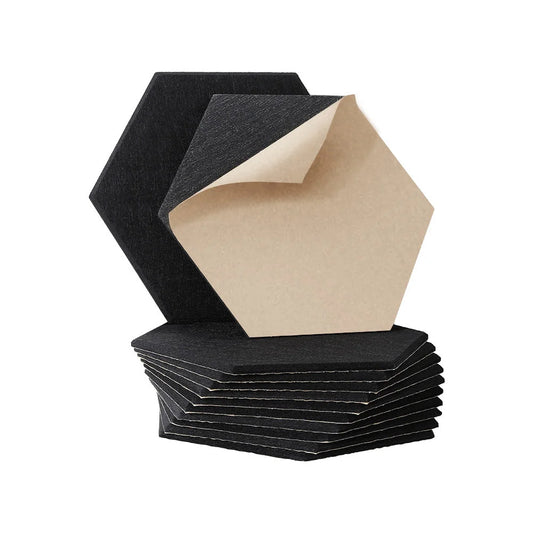 Acoustic Foam 12PCS Soundproof Absorption Panel Adhesive