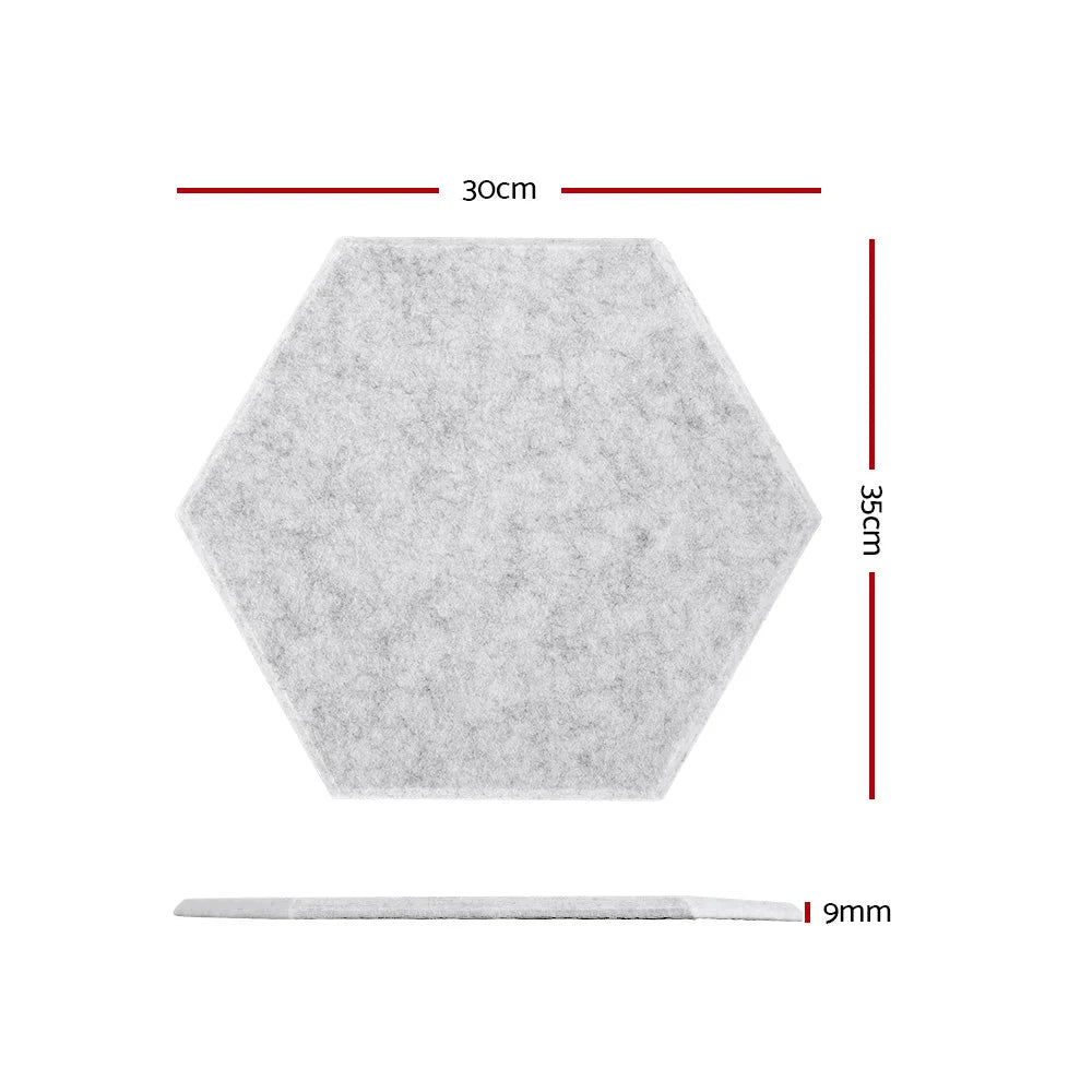 Acoustic Foam 12PCS 35x30x0 9cm Soundproof Absorption Panel Adhesive