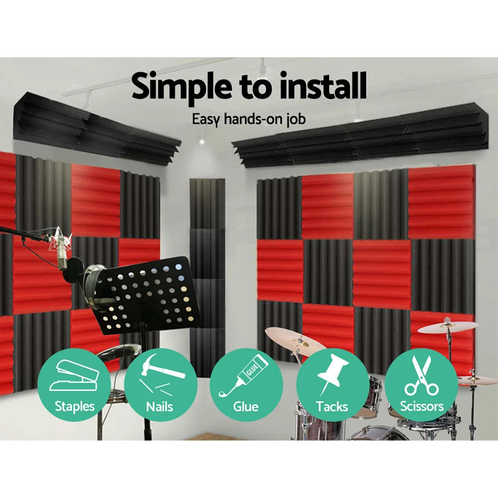Acoustic Foam Corner Bass Trap Sound Absorption Treatment