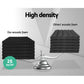 Acoustic Foam Panels (20pcs) 50×50cm Sound Absorption Black