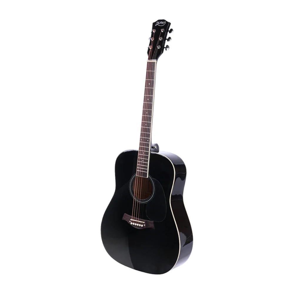 Acoustic Guitar ALPHA 41 Inch Wooden with Accessories set