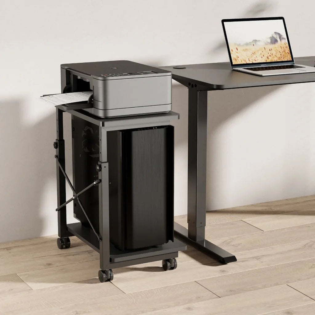 activiva Height Adjustable PC & Printer Storage Stand