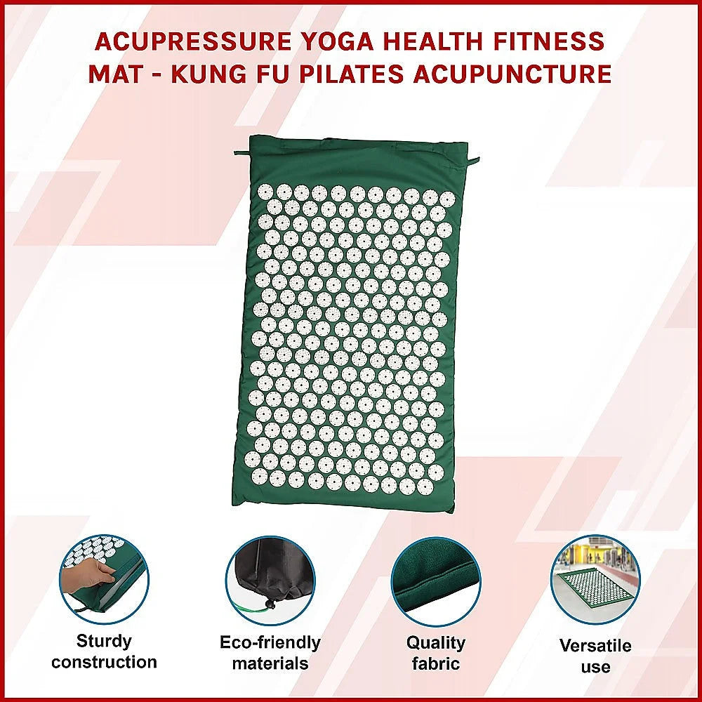 Acupressure Yoga Health Fitness Mat - Kung Fu Pilates