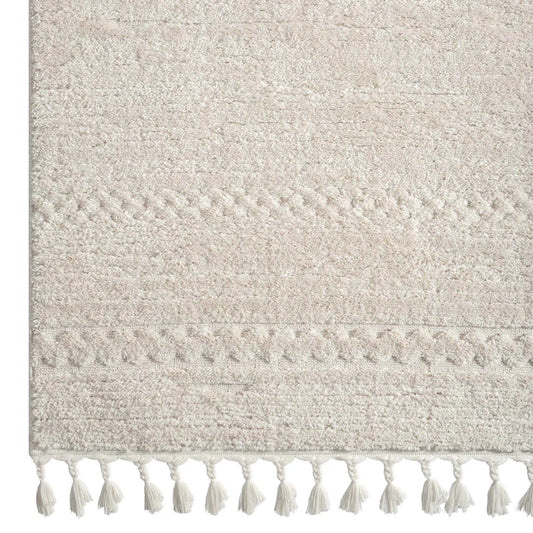 Addie Soft Pile Rug - Ivory - 160x230 - Home & Garden