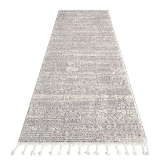 Addie Soft Pile Rug - Light Grey - 200x290 - Home & Garden
