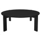 Adelle Round Coffee Table (Black) - Furniture > Living Room