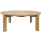 Adelle Round Coffee Table (Natural) - Furniture > Living