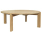 Adelle Round Coffee Table (Natural) - Furniture > Living