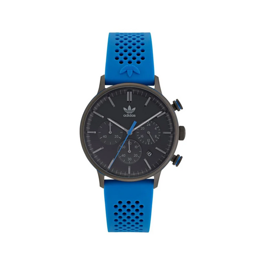 Adidas Men’s Blue Rubber Watch - One Size - Fashion > Men’s