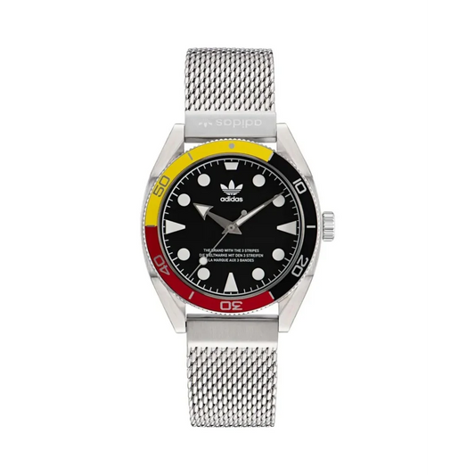 Adidas Men’s Gray Stainless Steel Watch - One Size