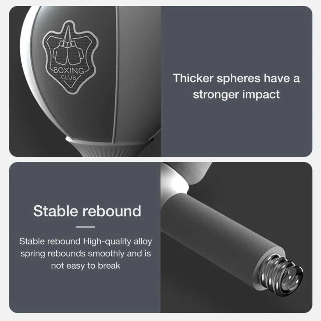 Adjustable 2-In-1 Sit-Up Boxing Ball Stand With Punching