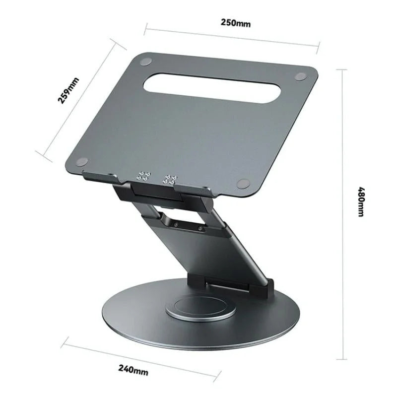 Adjustable 360 Degree Rotating Laptop Stand for 10-17 Inch