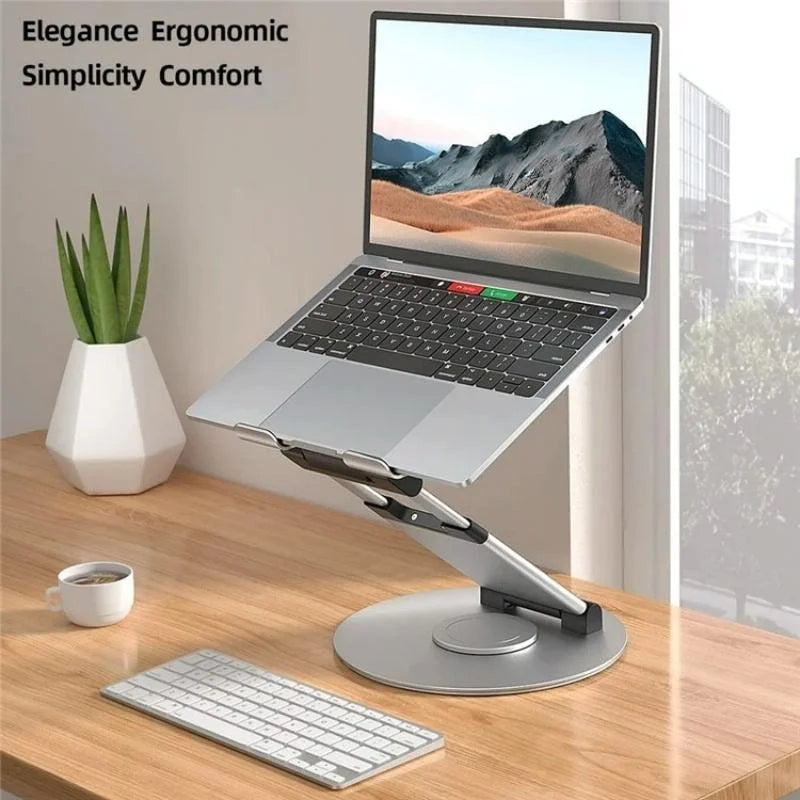 Adjustable 360 Degree Rotating Laptop Stand for 10-17 Inch