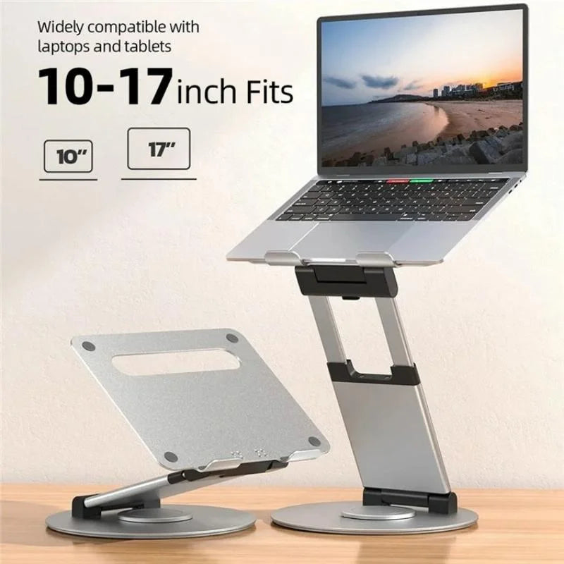 Adjustable 360 Degree Rotating Laptop Stand for 10-17 Inch