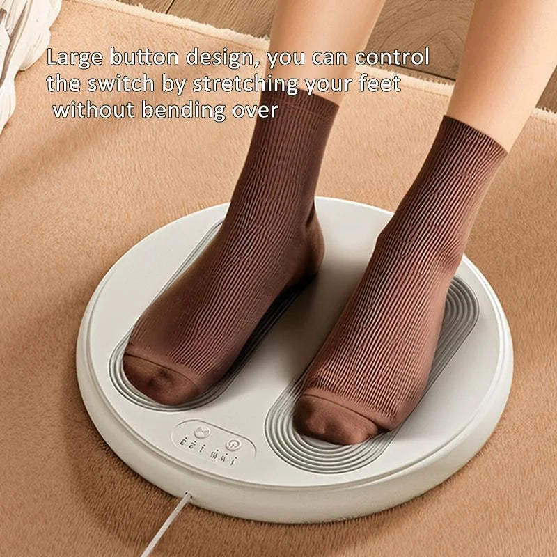 Adjustable 5V Usb Foot Massager Warmer 3 Temp & Vibration