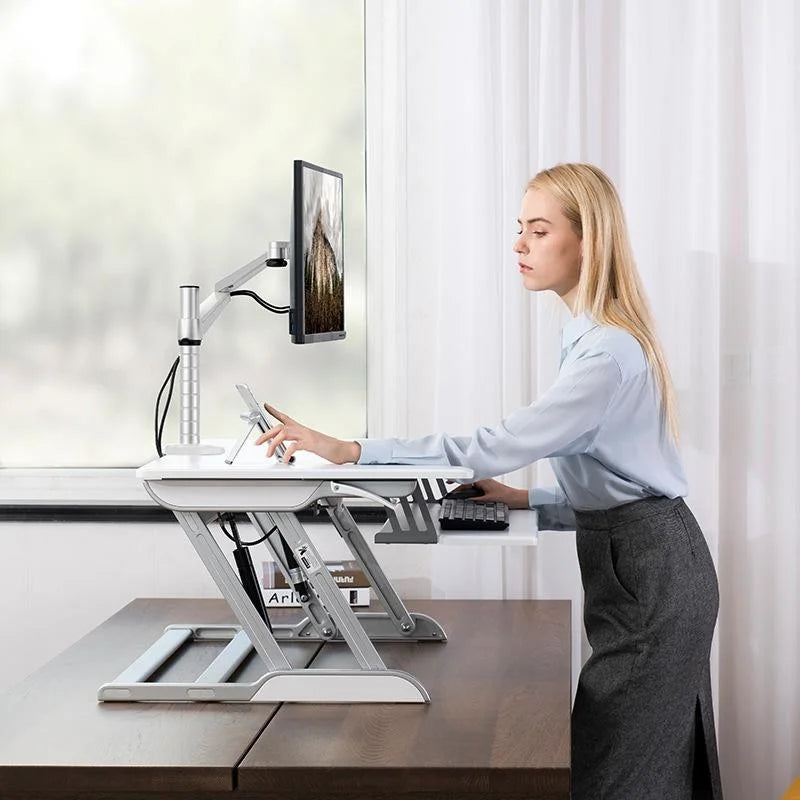 Adjustable Aluminum Lcd Monitor Stand - Height-1964932267444932610