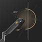 Adjustable Aluminum Monitor Holder - Rotatable 22-40 Inches