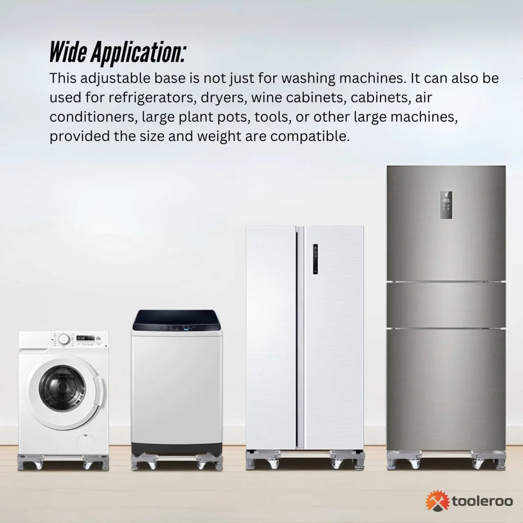 Adjustable Appliance Base Stand - Lock Wheel Trolley