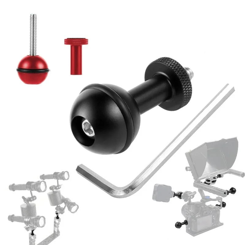 Adjustable Ball Head Adapter for Underwater Photography