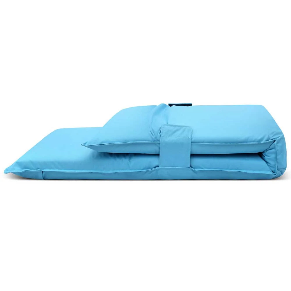 Adjustable beach sun with storage shelves and support legs