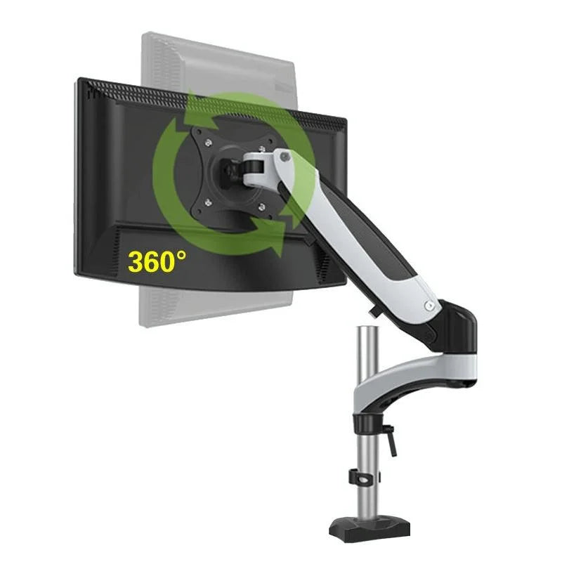 Adjustable Desktop Monitor Stand - Rotating-1964932344599154692