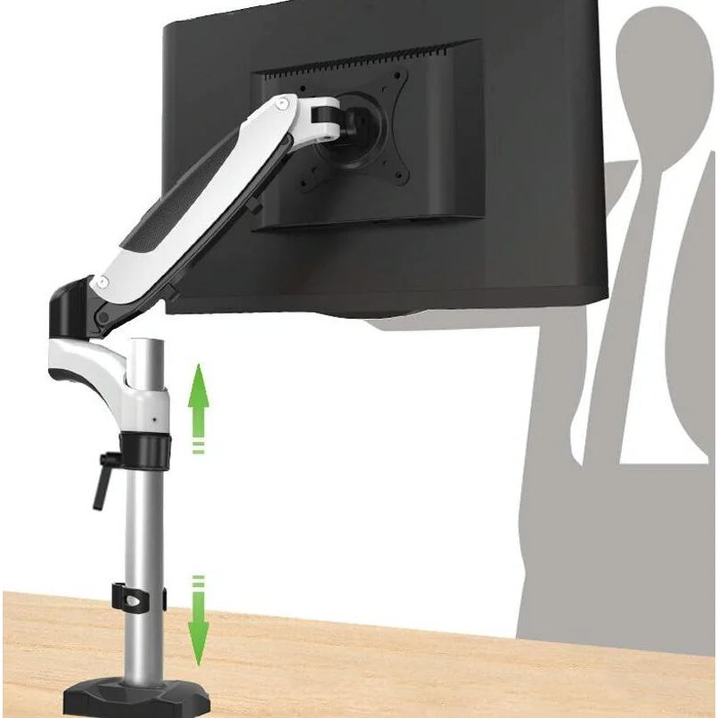 Adjustable Desktop Monitor Stand - Rotating-1964932344599154694