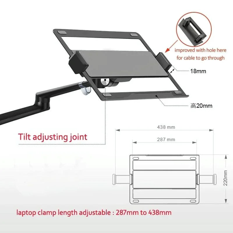 Adjustable Desktop Stand for 17-32 and 12-17 Monitors