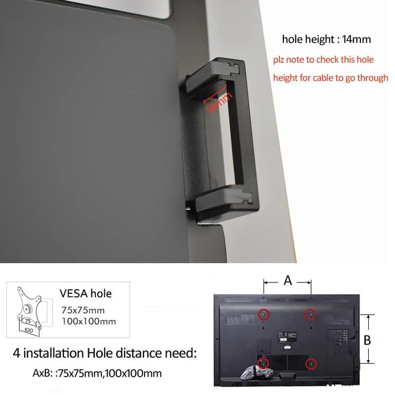 Adjustable Desktop Stand for 17-32 and 12-17 Monitors