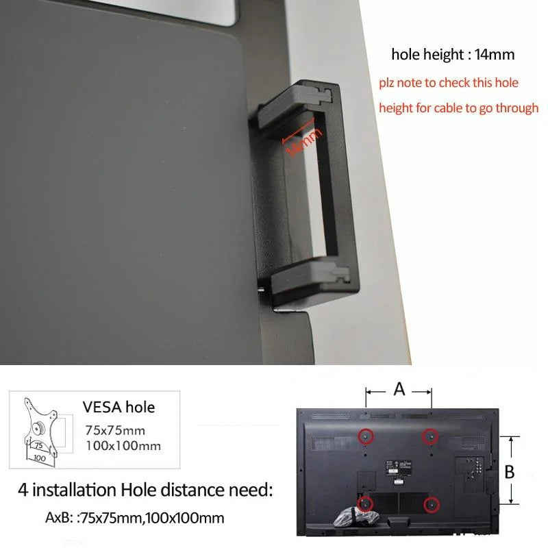 Adjustable Desktop Stand for 17-32 and 12-17 Monitors