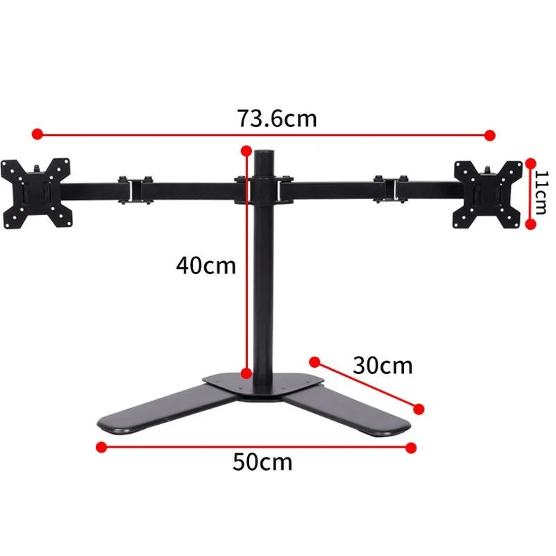 Adjustable Dual Monitor Stand for Desktop - Appliances > TV