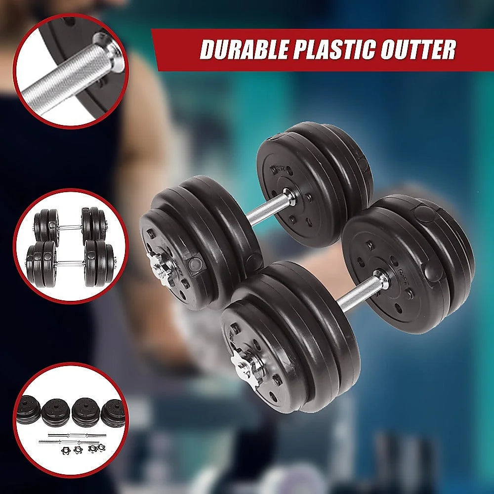 Adjustable Dumbbell Set - 30KG - Fitness Accessories
