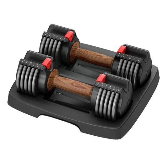 Adjustable Dumbbell Set for Home Fitness Equipment - Sports