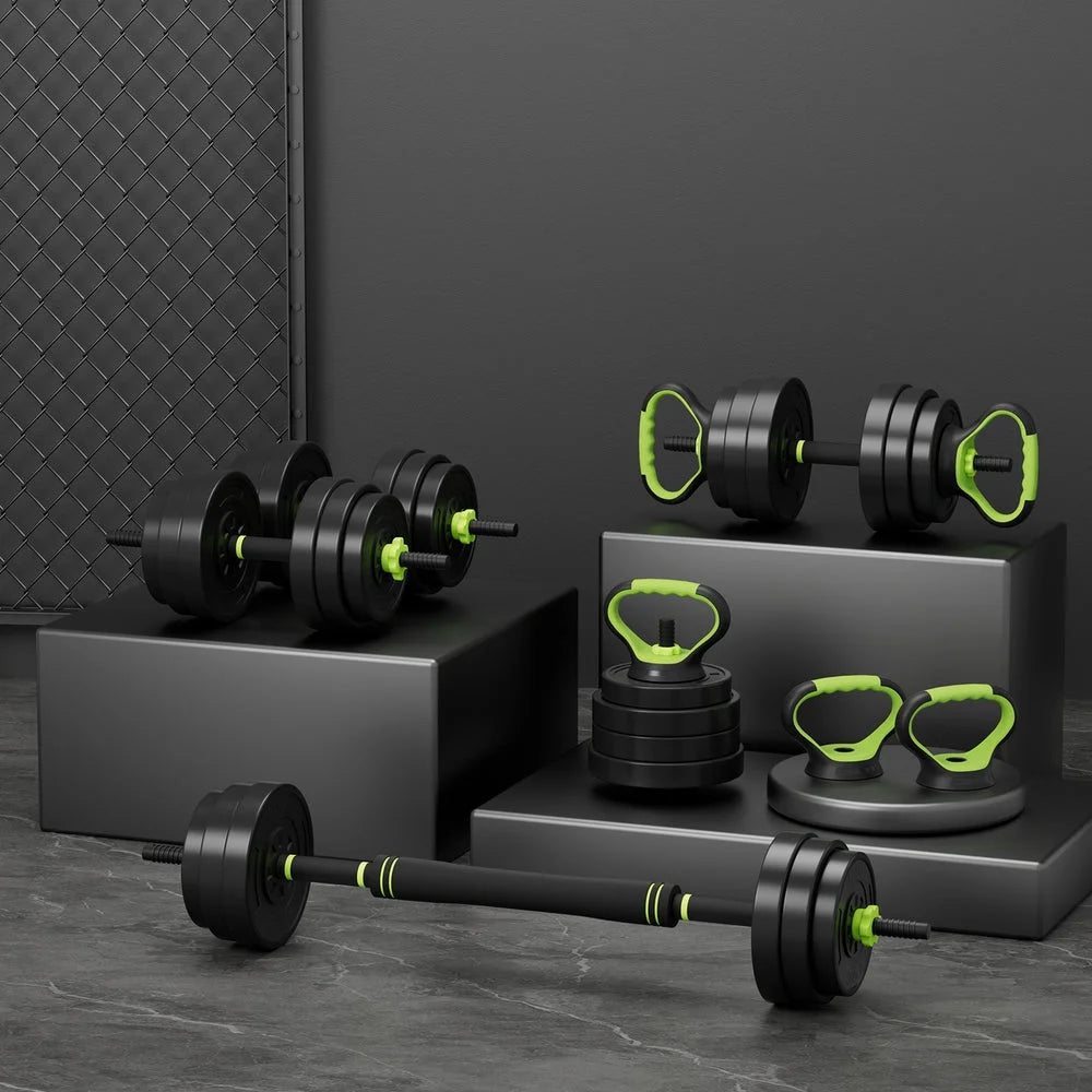 Adjustable Dumbbells Set 25kg - Kettlebell Weight Plates