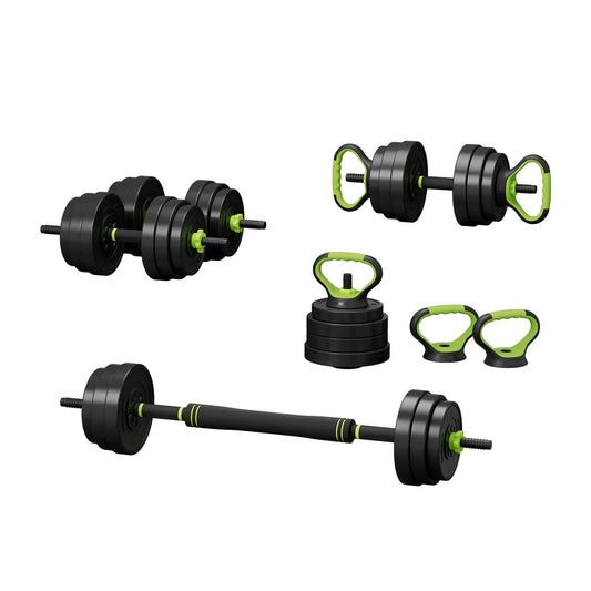 Adjustable Dumbbells Set 25kg - Kettlebell Weight Plates