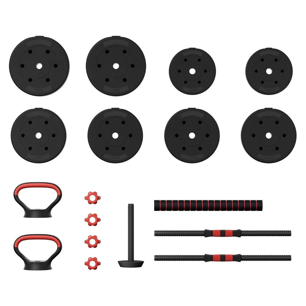 Adjustable Dumbbells Set 40kg - Kettlebell Weight Plates