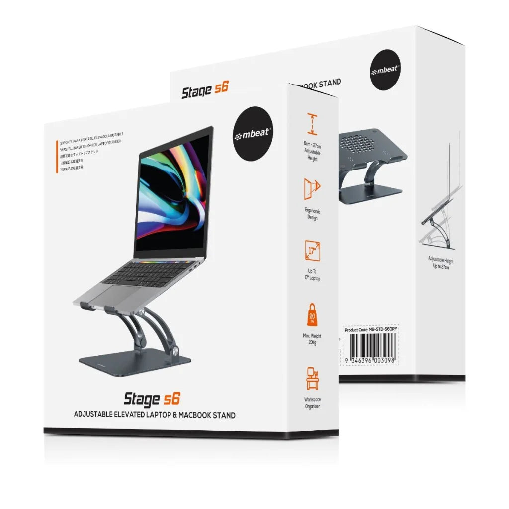Adjustable Elevated Laptop and MacBook Stand (mbeat Stage