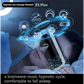 Adjustable Eye Massager With Hot Compress Black - Black
