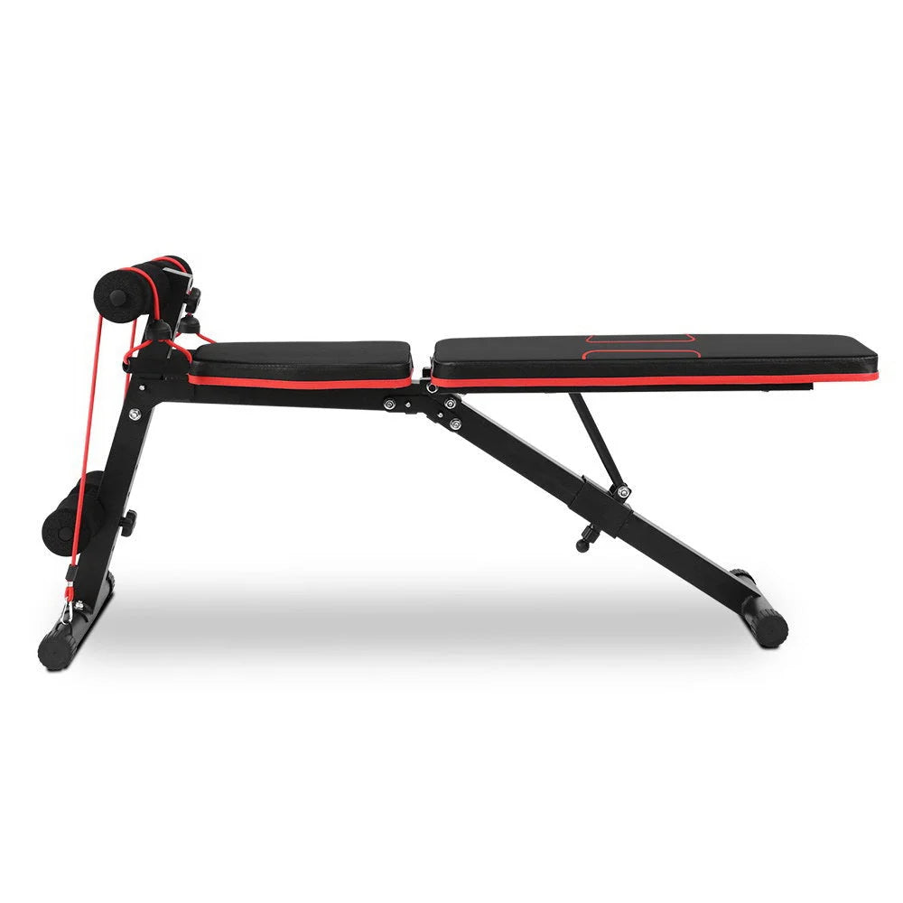 Adjustable FID Weight Bench Fitness Flat Incline Gym Home