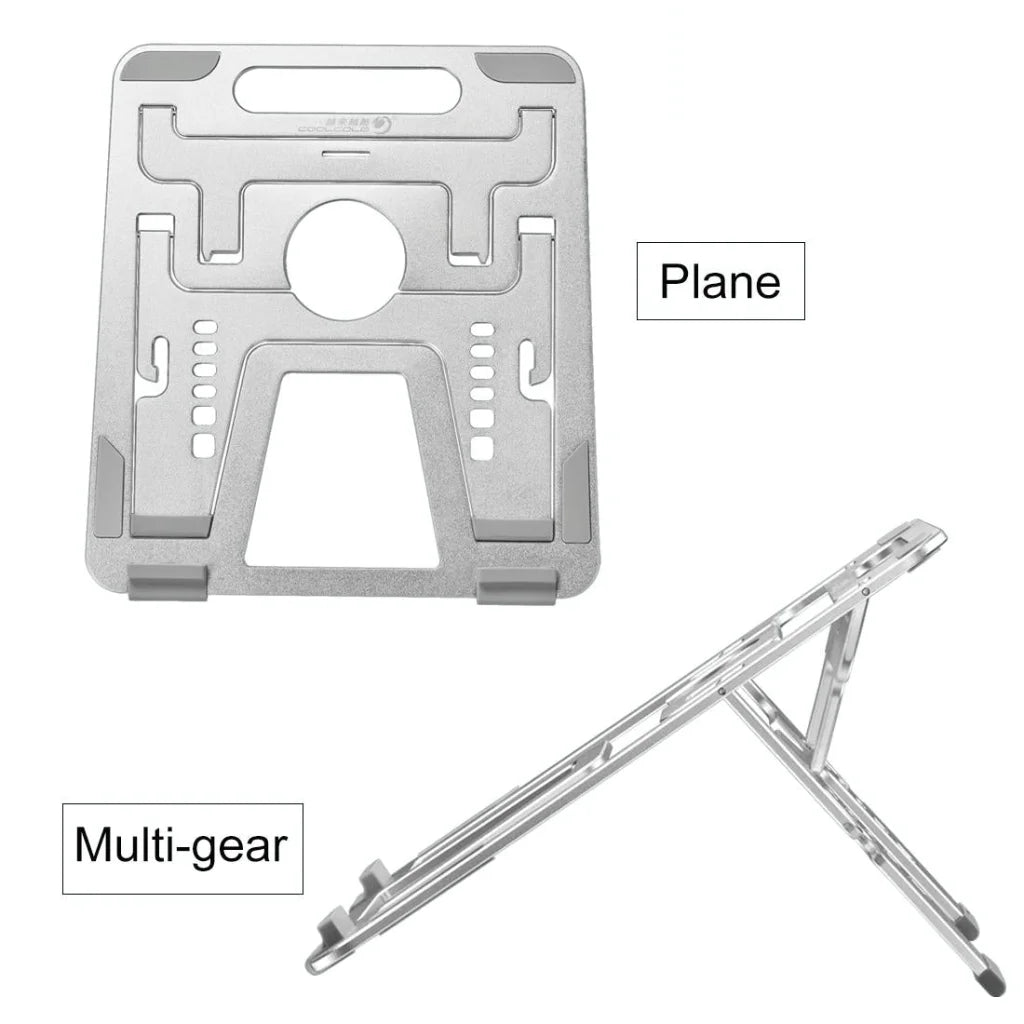 Adjustable Foldable Aluminum Laptop Stand - Portable Double