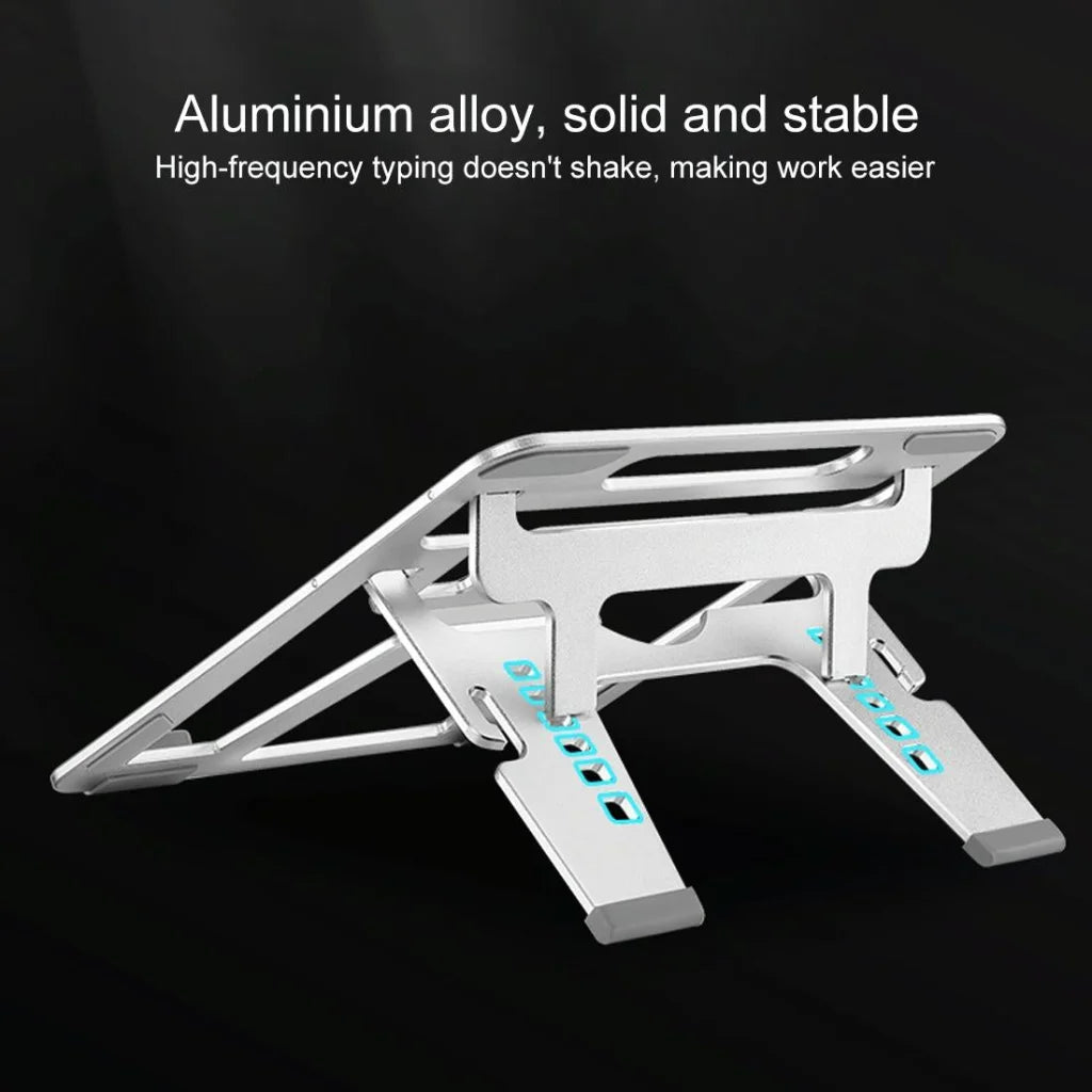 Adjustable Foldable Aluminum Laptop Stand - Portable Double