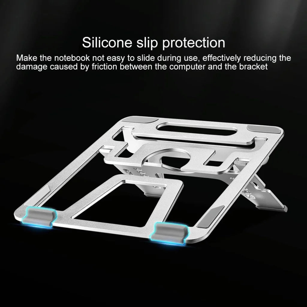 Adjustable Foldable Aluminum Laptop Stand - Portable Double