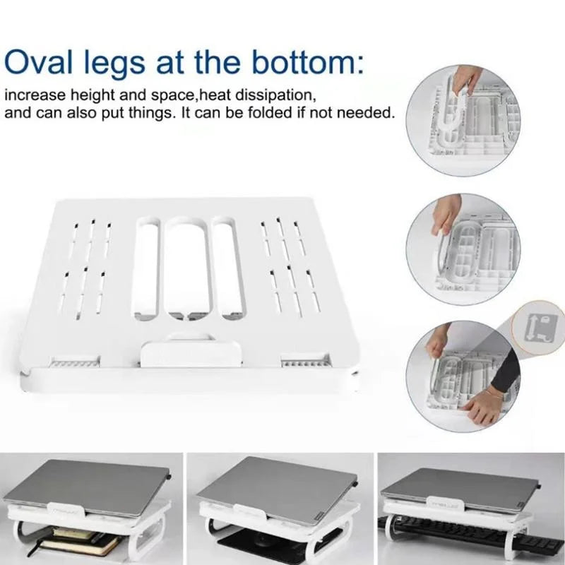 Adjustable Foldable Laptop Stand For Cooling And Ergonomic Lifting-1964932331345154054