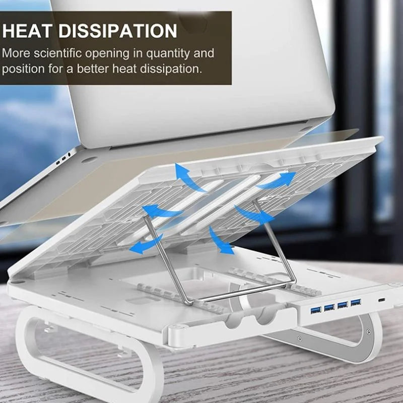 Adjustable Foldable Laptop Stand for Cooling and Ergonomic