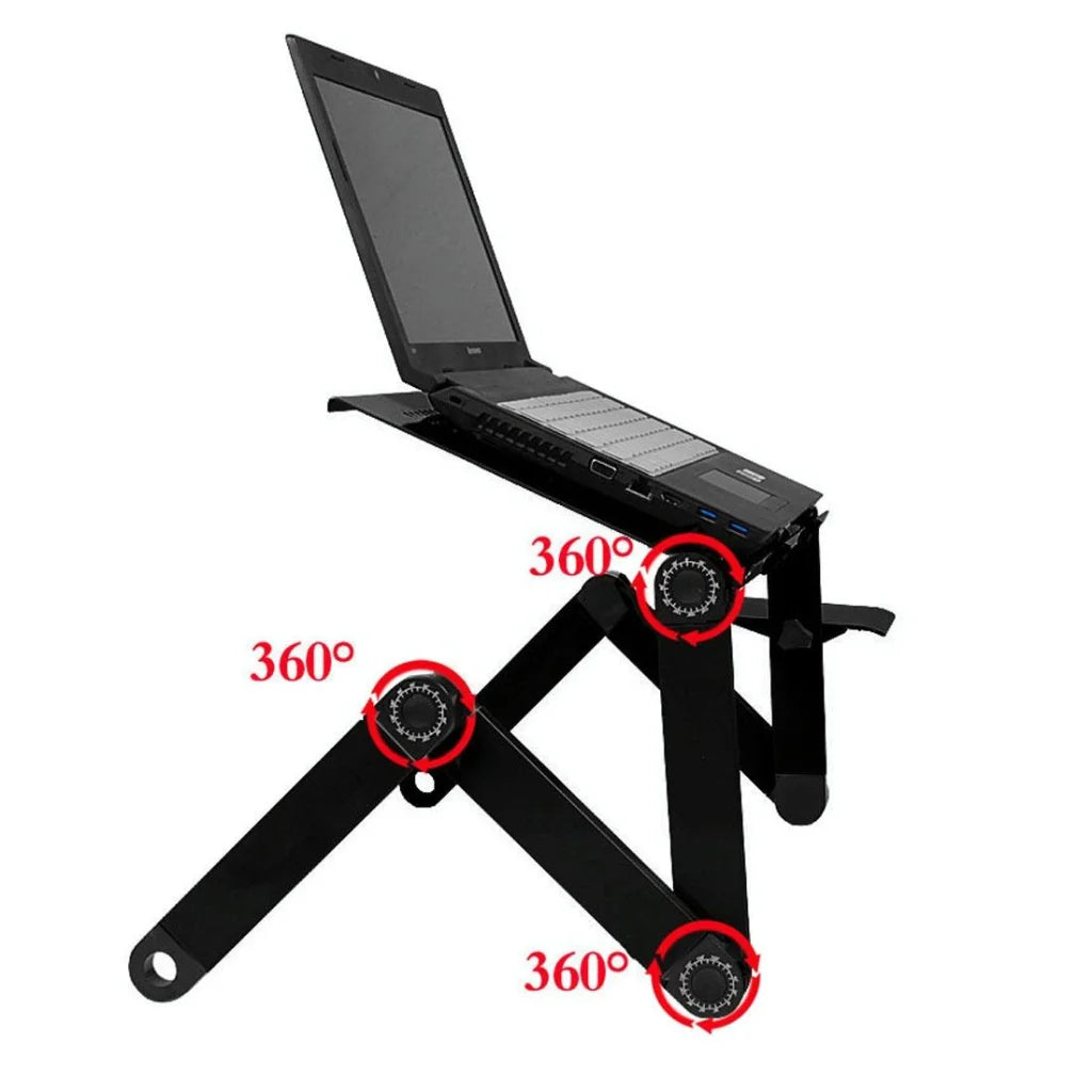 Adjustable Foldable Laptop Stand - Portable 360 Degree