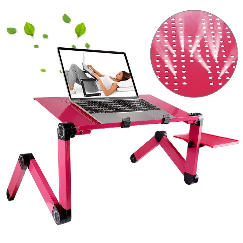 Adjustable Foldable Laptop Stand - Portable 360 Degree