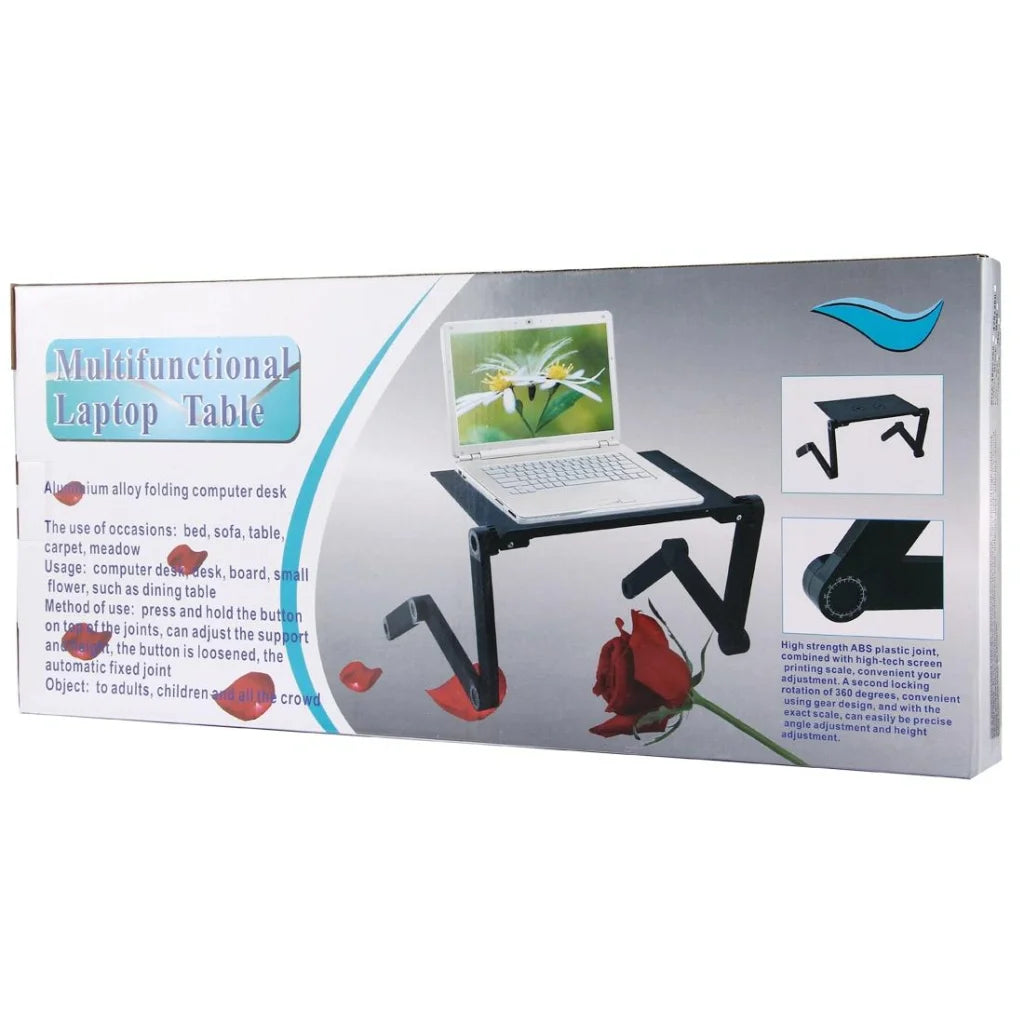 Adjustable Foldable Laptop Stand - Portable 360 Degree
