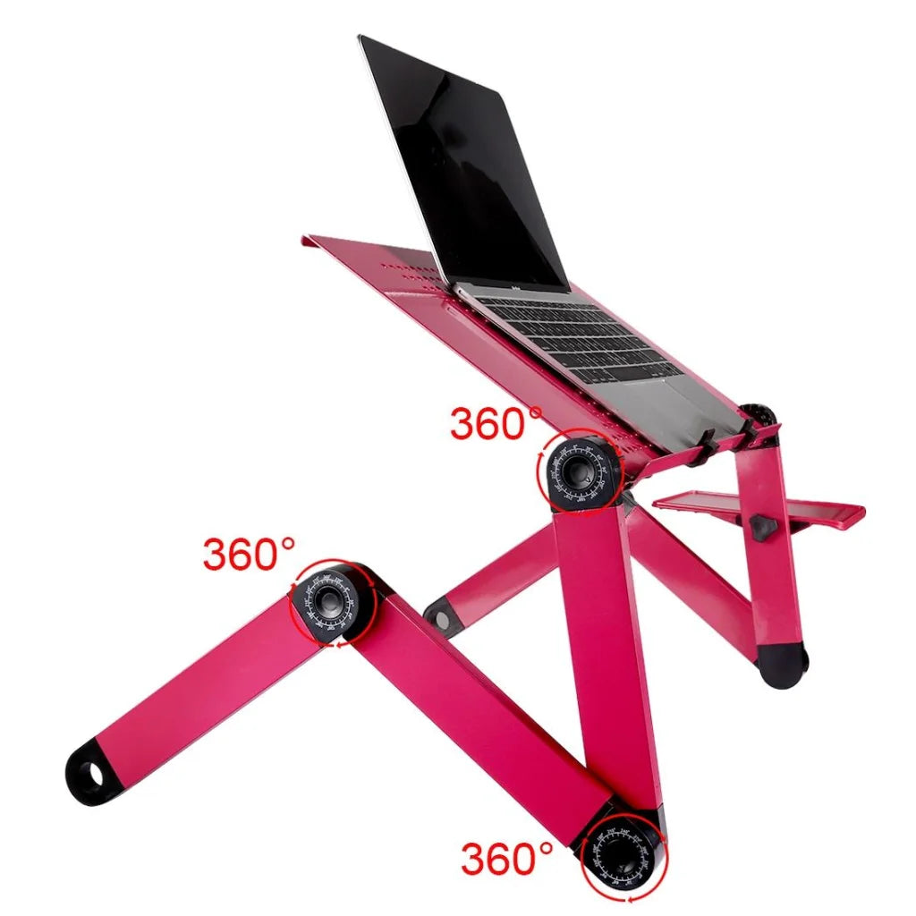 Adjustable Foldable Laptop Stand - Portable 360 Degree